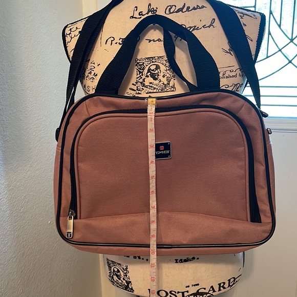 TAG HEUER Messenger bag mauve and black colored. - Picture 14 of 15